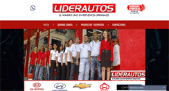 Desktop Screenshot of liderautos.com